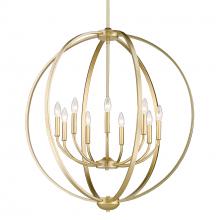  3167-9 OG - Colson OG 9 Light Chandelier in Olympic Gold